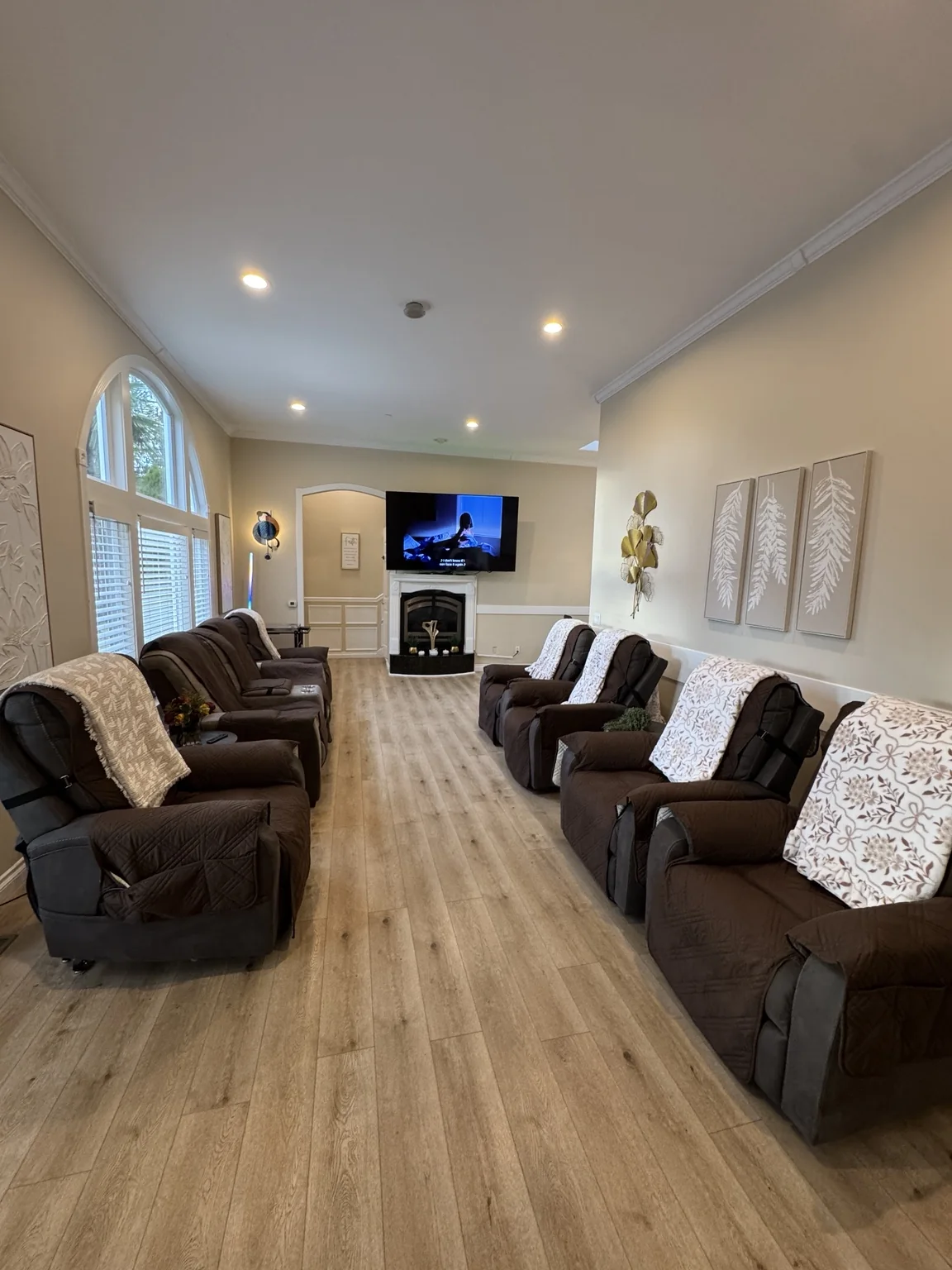 Living room at Bothell Unit A